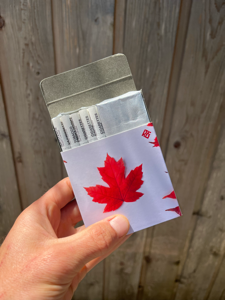 Maple Leaf Cigarette Box Cover
